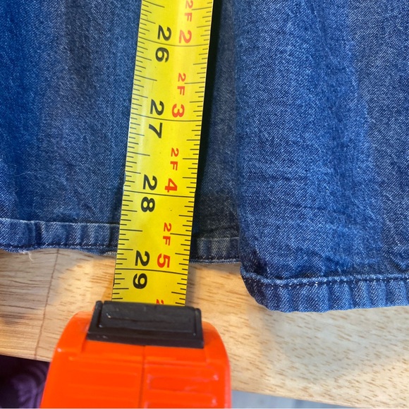 Ashley Stewart Denim Button-Up Shirt - Picture 10 of 10